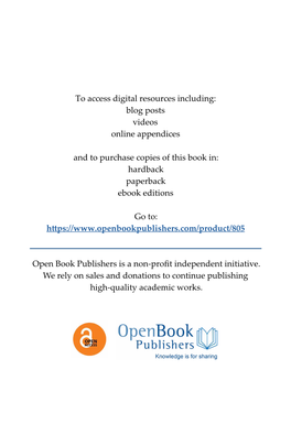 To Access Digital Resources Including: Blog Posts Videos Online Appendices