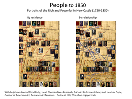 People to 1850 Portraits of the Rich and Powerful in New Castle (1750-1850)
