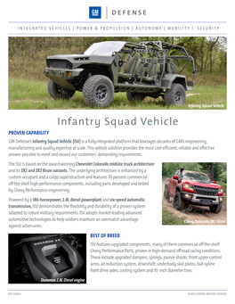 Infantry Squad Vehicle