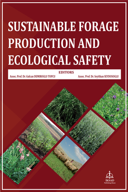 SUSTAINABLE FORAGE PRODUCTION and ECOLOGICAL SAFETY EDITORS Assoc