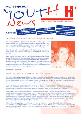 Youth News No 15 Sept 2007