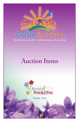 Auction Items