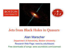 Jets from Black Holes in Quasars