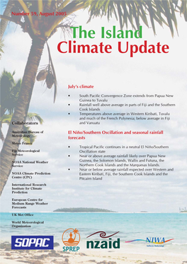 The Island Climate Update