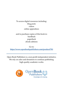 To Access Digital Resources Including: Blog Posts Videos Online Appendices