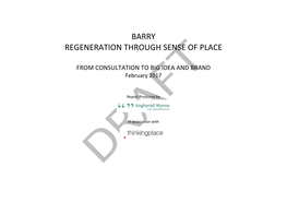 Sense of Place Led Regeneration in Barry