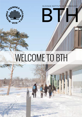 Welcome to Bth Dear Student About Bth