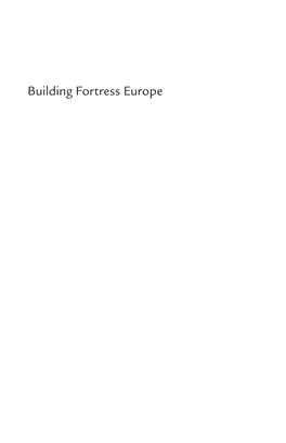 Building Fortress Europe