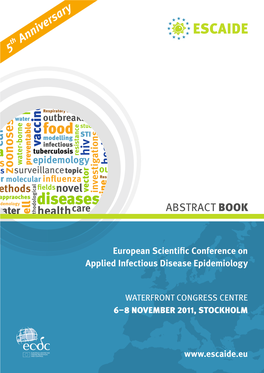 ECDC ESCAIDE Abstract Book