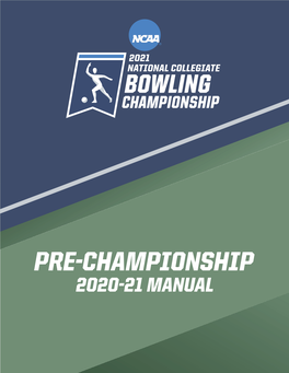 2020-21 Pre-Championship Manual