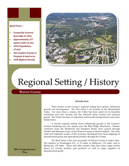 Chapter 1: Regional Setting