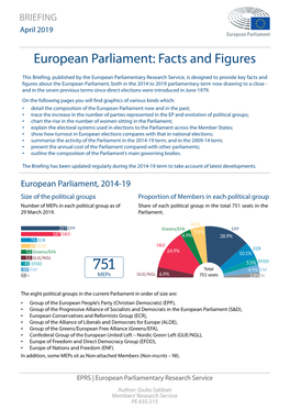 European Parliament: Facts and Figures