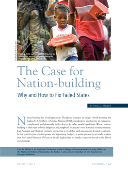 The Case for Nation-Building: Why and How to Fix Failed States