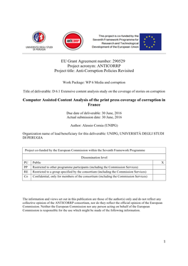 Anti-Corruption Policies Revisited Computer Assisted