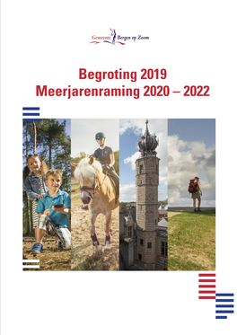 Gemeente Bergen Op Zoom Programmabegroting 2019 – 2022 Inhoudsopgave