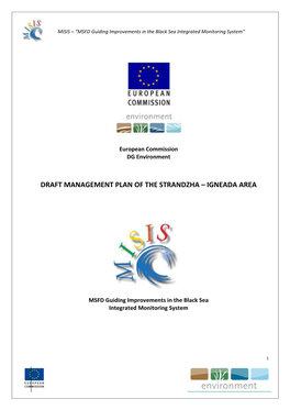 Draft Management Plan of the Strandzha – Igneada Area