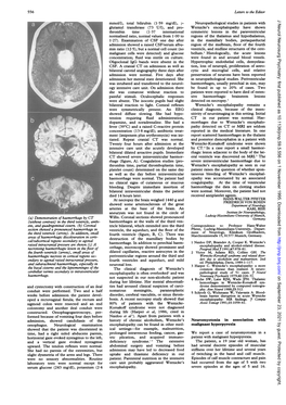 Malignant Hyperpyrexia We Report a Case of Neuromyotonia in a Patient