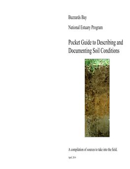 Pocket Guide to Describing and Documenting Soil Conditions