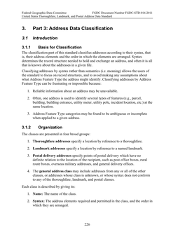 Address Data Classification