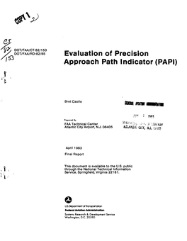 Evaluation of Precision Approach Path Indicator (Papi) 6