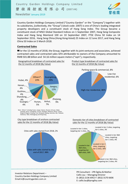 Newsletter January 2019 2019.01.30