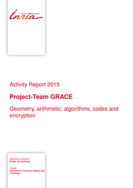 Project-Team GRACE