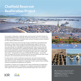 Chatfield Reservoir Reallocation Project