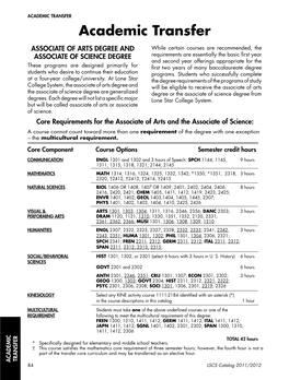 Academic Transfer Academic Transfer