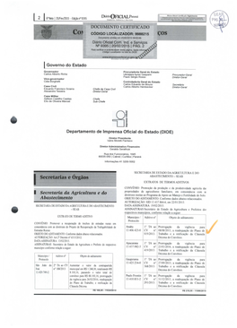 Secretarias E Órgãos