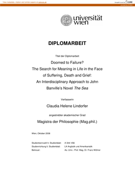 Diplomarbeit