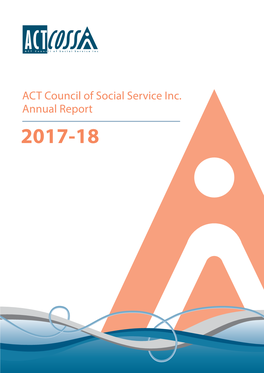 ACT Council of Social Service Inc. (ACTCOSS) Annual Report 2017-18