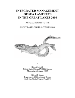 Integrated Management of Sea Lampreys in the Great Lakes 2006