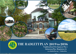 Reg 16 Draft Radlett Plan 2019 to 2036 Low Res