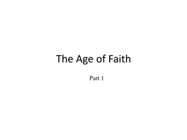 4. Age of Faith