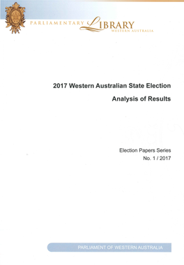 WA State Election 2017