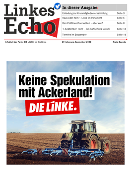 Linkes Echo August 2020