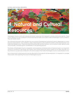 4. Natural and Cultural Resources
