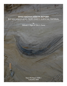 Ohio Radiocarbon Report-Radiocarbon Ages From