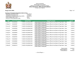 Office Accommodations 01-Apr-19 to 31-Mar-20