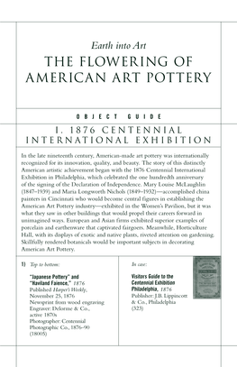 The Flowering of American Art Pottery