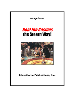 The Stearn Strategy Betting System