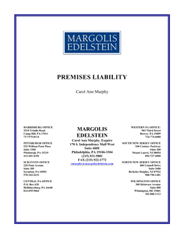 Premises Liability