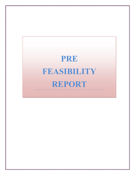 Pre Feasibility Report for Kaswa Ki Dhani Limestone Mine Near Village - Kaswa Ki Dhani, Tehsil – Merta & District – Nagaur, Rajasthan
