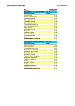 14.08.2017 Linie 0915 Fahrt 915 055 S Mo