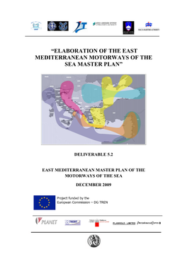 Elaboration of the East Mediterranean Motorways of the Sea Master Plan”