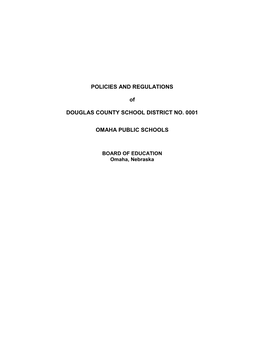 Board Policy Manual (Revised 2014)