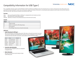 Multisync EA271Q/EA271U USB-C Compatibility