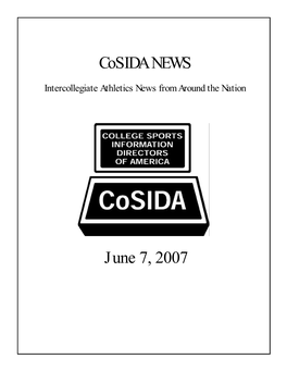 Cosida News Cover.Qxp