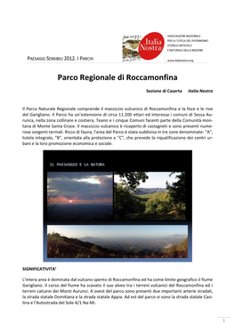 Parco Regionale Di Roccamonfina