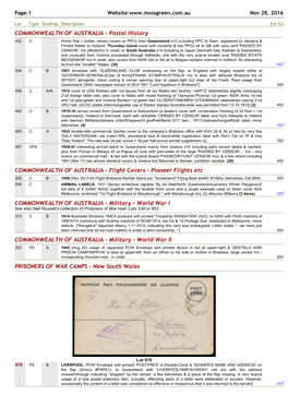 Xref Qld Catalogue for Auction